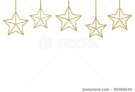 Illustration material star decoration gold Illustration material star decoration gold 95066649