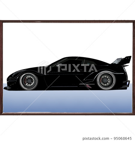 Sports car car illustration background 95068645