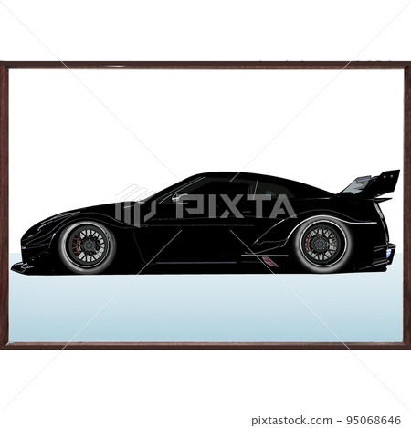 Sports car car illustration background 95068646