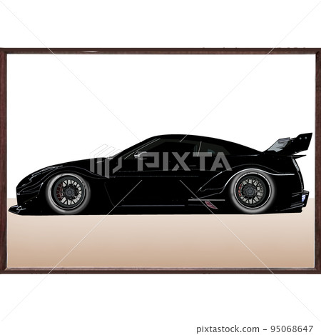 Sports car car illustration background 95068647