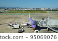 Airplanes parked at Fukuoka Airport 95069076