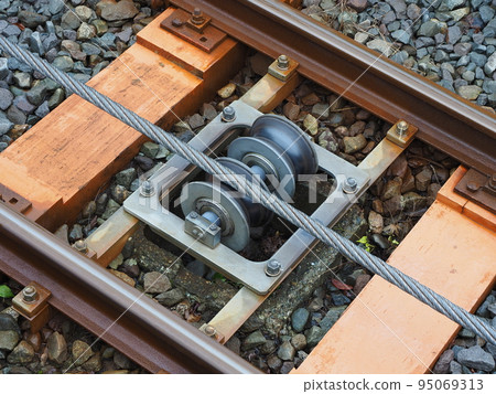 Cable car tracks and wires 95069313