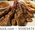 Delicious meat eaten American style 95069474