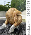 Delicious chicken dish made with BBQ 95069475