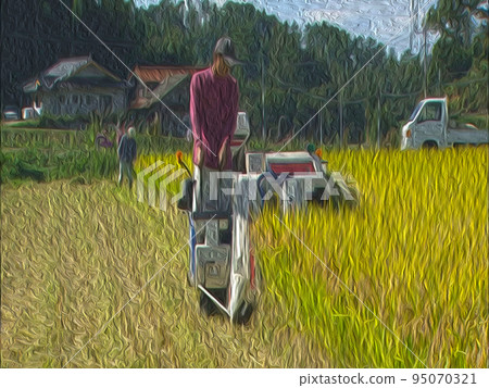 Rice reaping 95070321
