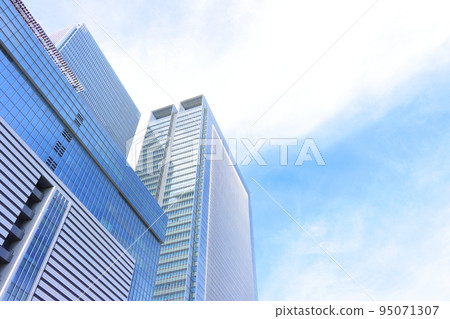 Scenery of skyscraper in front of Nagoya station Scenery of skyscraper in front of Nagoya station 95071307