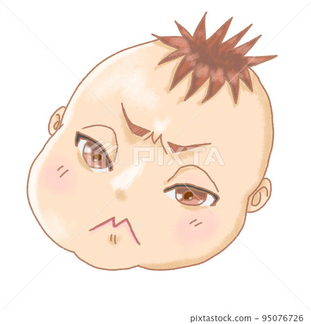 Baby expression anger Baby expression anger 95076726