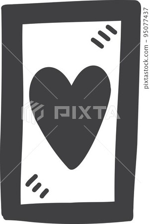 Hand Drawn Playing cards illustration 95077437