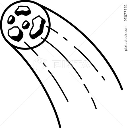 Hand Drawn meteor illustration Hand Drawn meteor illustration 95077561