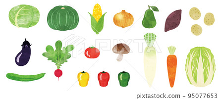 Set of vegetables 95077653