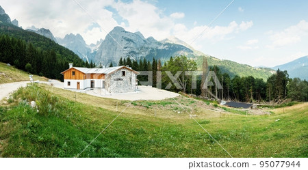 Mountain cottage and Croz of the Altissimo mountain 95077944