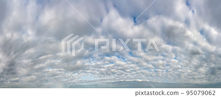 Fantastic soft thunderclouds, sky panorama Fantastic soft thunderclouds, sky panorama 95079062
