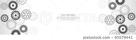 Banner design template or website header. Cogs and gear wheel mechanisms. Concepts and ideas for digital technology and engineering design . Abstract technical background of mechanical engineering. Banner design template or website header. Cogs and gear wheel mechanisms. Concepts and ideas for digital technology and engineering design . Abstract technical background of mechanical engineering. 95079441