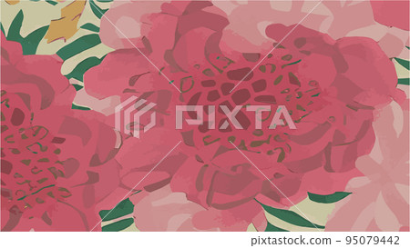 Floral seamless pattern. Vector design for paper, cover, fabric, interior decor and other users. soft pink watercolor print floral print. Vintage floral background 95079442