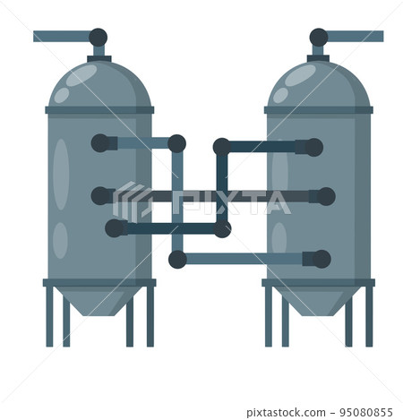 Boiler for heating water. Element of the house Boiler for heating water. Element of the house 95080855