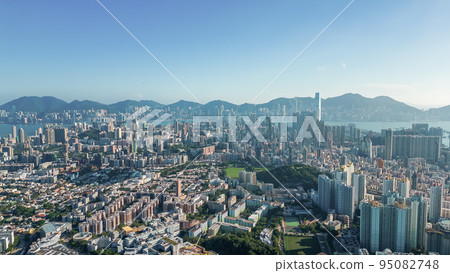 3 May 2022 a city scape of Kowloon East at kowloon tong 95082748