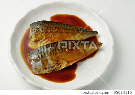 Boiled mackerel Boiled mackerel 95083119