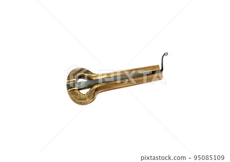 jew's harp musical instrument on white background jew's harp musical instrument on white background 95085109
