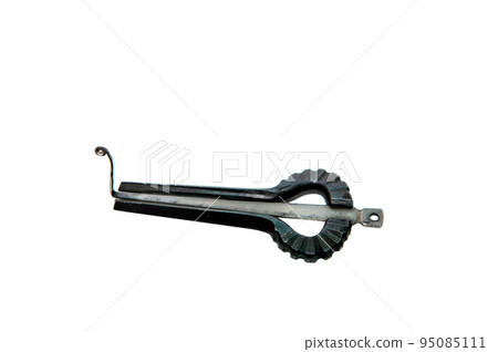 jew's harp musical instrument on white background jew's harp musical instrument on white background 95085111