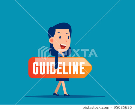 Brand communication guidelines metaphors. Corporate identity  concept 95085650