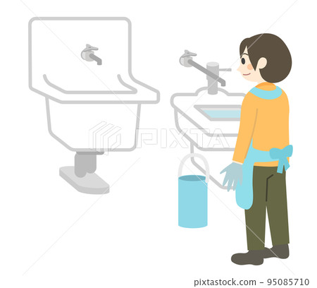 Process the contents of the suction machine in the filth room 95085710