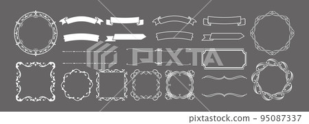 Christmas frame 95087337