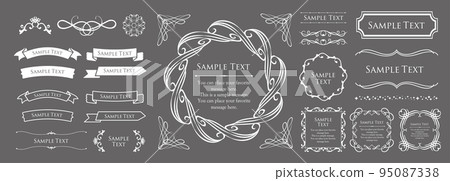 Christmas frame 95087338