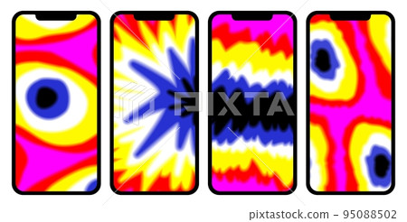 Vector collection of Tie Dye screenshots. Vector collection of Tie Dye screenshots. 95088502
