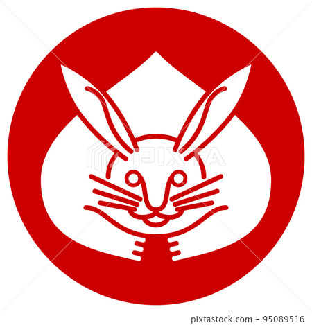 rabbit family crest - Stock Illustration [95089516] - PIXTA