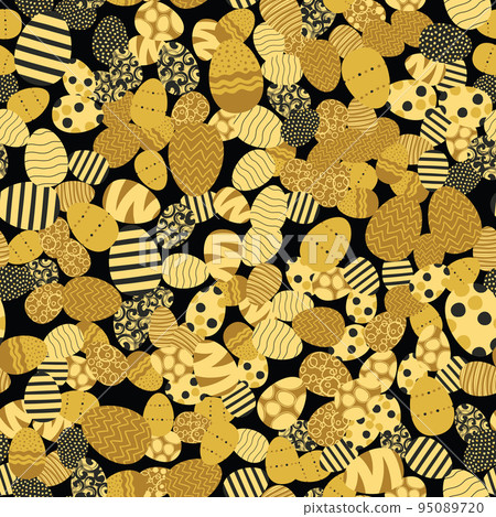 Easter Eggs Seamless Pattern 95089720