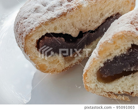 豆沙甜甜圈 豆沙餡甜甜圈_11 95091003