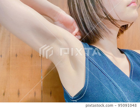 photo of underarm hair removal photo of underarm hair removal 95091048