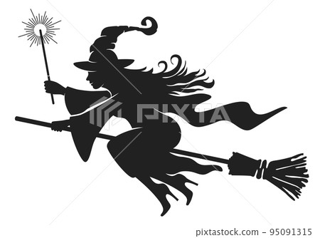 Halloween Flying Witch 95091315