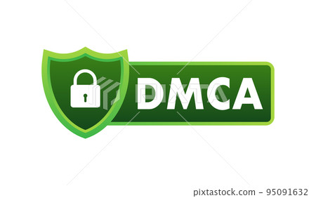 DMCA - Digital Millennium Copyright Act. Copywriter and freelancer. Intellectual property. Vector stock illustration. DMCA - Digital Millennium Copyright Act. Copywriter and freelancer. Intellectual property. Vector stock illustration. 95091632
