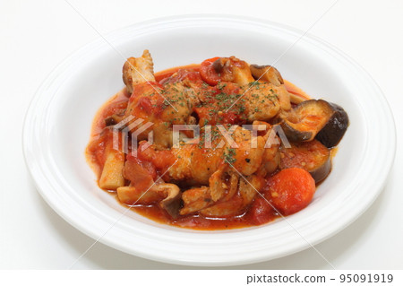 番茄燉雞翅茄子 95091919