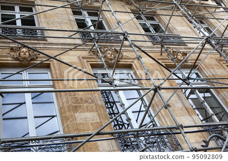 Renovation site in old historic district in Bordeaux France 95092809