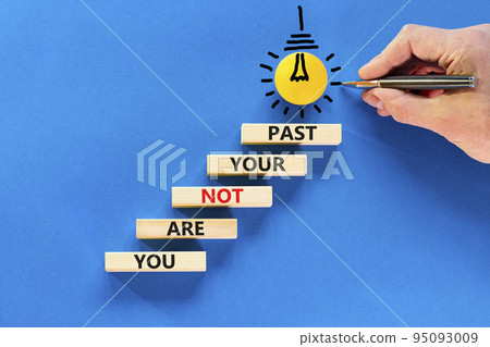 You are not your past symbol. Concept words You are not your past on wooden blocks. Businessman hand. Beautiful blue table blue background. Business and you are not your past concept. Copy space. You are not your past symbol. Concept words You are not your past on wooden blocks. Businessman hand. Beautiful blue table blue background. Business and you are not your past concept. Copy space. 95093009