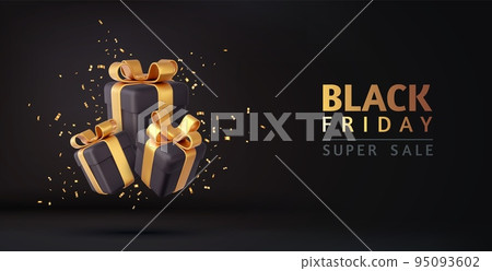 3d Black Friday sale background 95093602