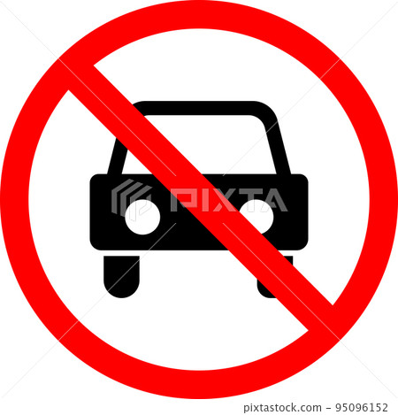 The passage of vehicles is prohibited. Road signs. 95096152