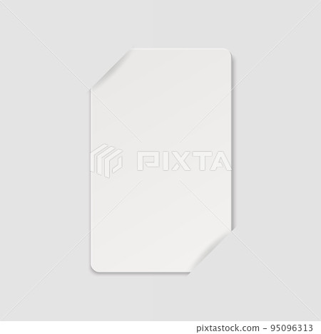 Vector 3d Realistic White Guest Room, Plastic Hotel Apartment Keycard, ID Card, Sale, Credit Card Design Template with Paper Cover Case, Wallet Close-up for Mockup, Branding. Top View 95096313