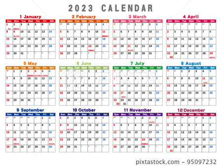 1 year calendar 2023 edition 95097232