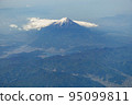 從天空看到的美麗的富士山 95099811
