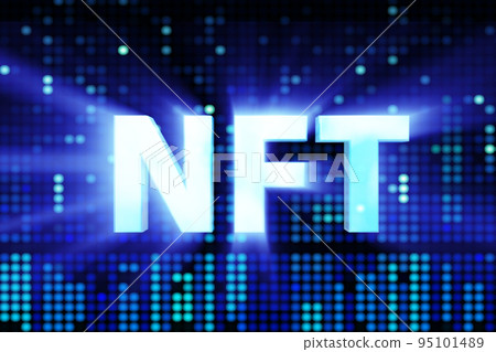 Illustration of NFT - non-fungible token Illustration of NFT - non-fungible token 95101489