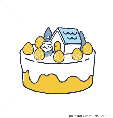 簡單的聖誕蛋糕 簡單的聖誕蛋糕 95101492