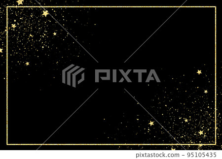 Background material_lame glitter_black background 95105435