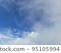 Blue sky and white cloud 1 95105994