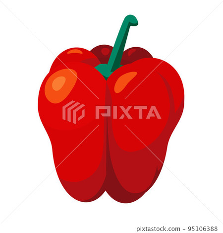 紅辣椒粉的矢量插圖。 紅辣椒粉的矢量插圖。 95106388