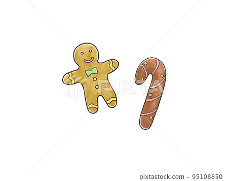 薑餅人形和手杖 薑餅人形和手杖 95108850