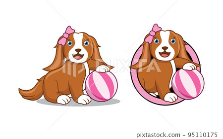 Cute dog cartoon character design illustration , suitable for your design needs, logo, illustration, animation, etc. Cute dog cartoon character design illustration , suitable for your design needs, logo, illustration, animation, etc. 95110175