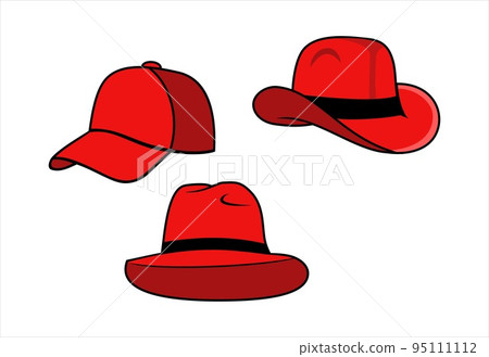 Red hat design illustration vector eps format , suitable for your design needs, logo, illustration, animation, etc. 95111112